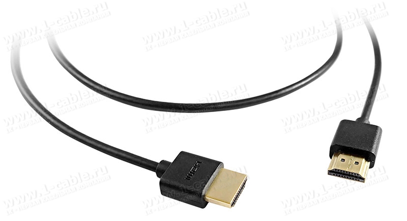 HDMIC-MM-01B, HDMI кабель, A (m-m) тонкий