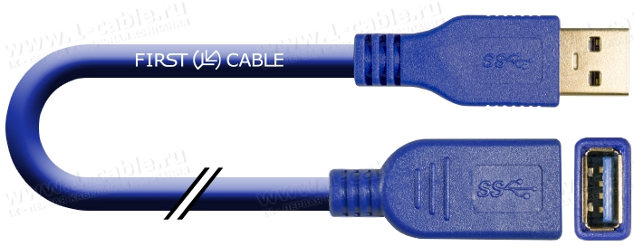 1K-USB303-AAF-00.5, Кабель USB 3.1, тип A, (m-f)