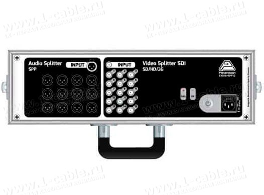 PTR1239, Комбинированный пресс-сплиттер SVD15 + SPP линейного аудиосигнала и видеосигнала 3G/HD/SD
